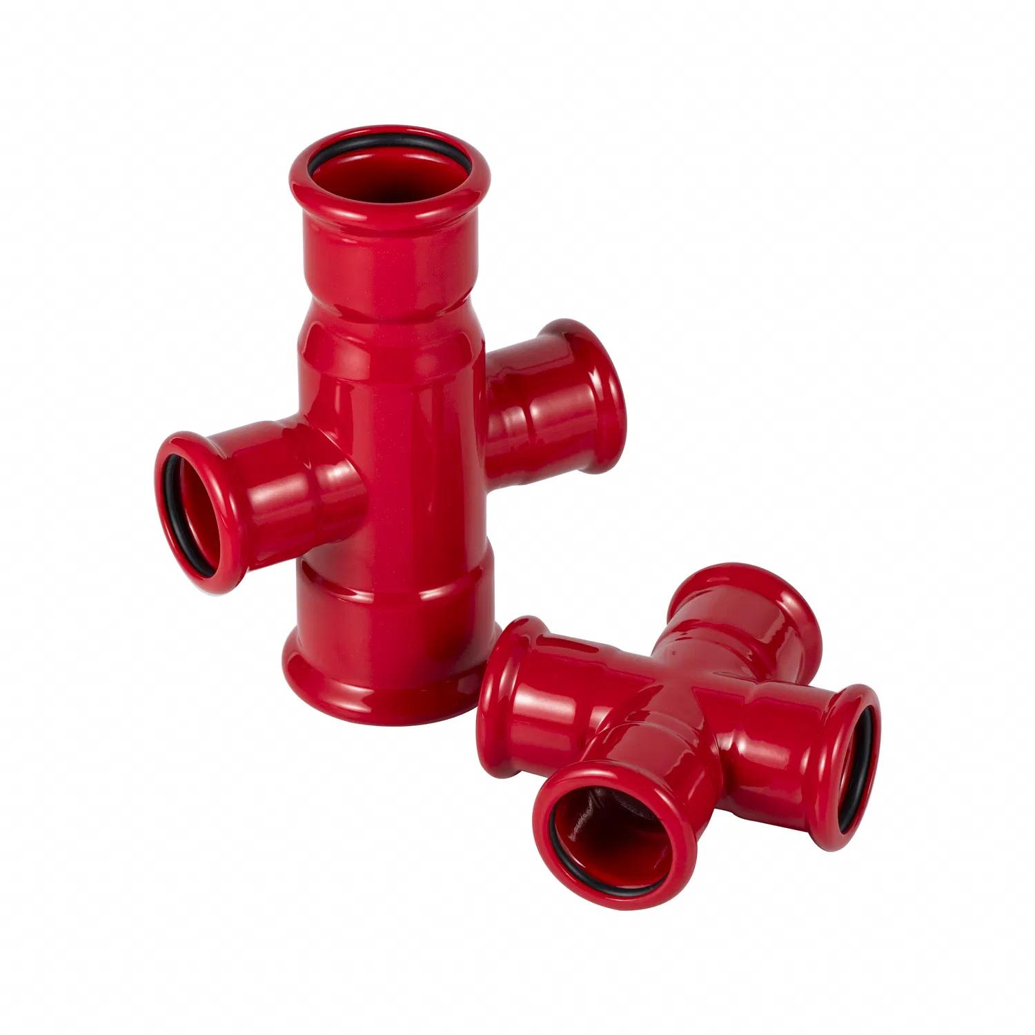 Durable Carbon Steel Plumbing Cross for Reliable Press Connection Installations