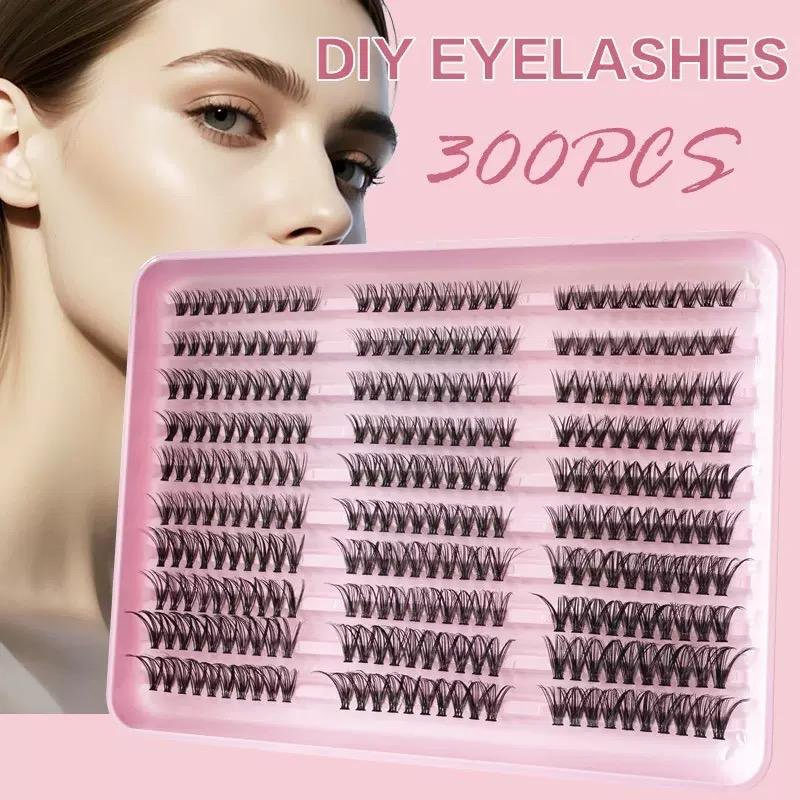 Wholesale High Quality 30d 40d 50d 60d 80d 100d Mixed Private Label DIY Segment Cluster Eye Lashes