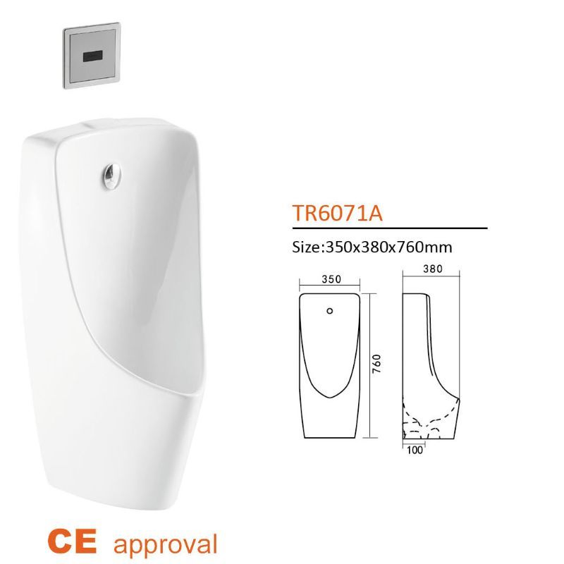 Bathroom Restroom Washroom Customized Europe Ceramic Urinal with CE Certificate Urinal