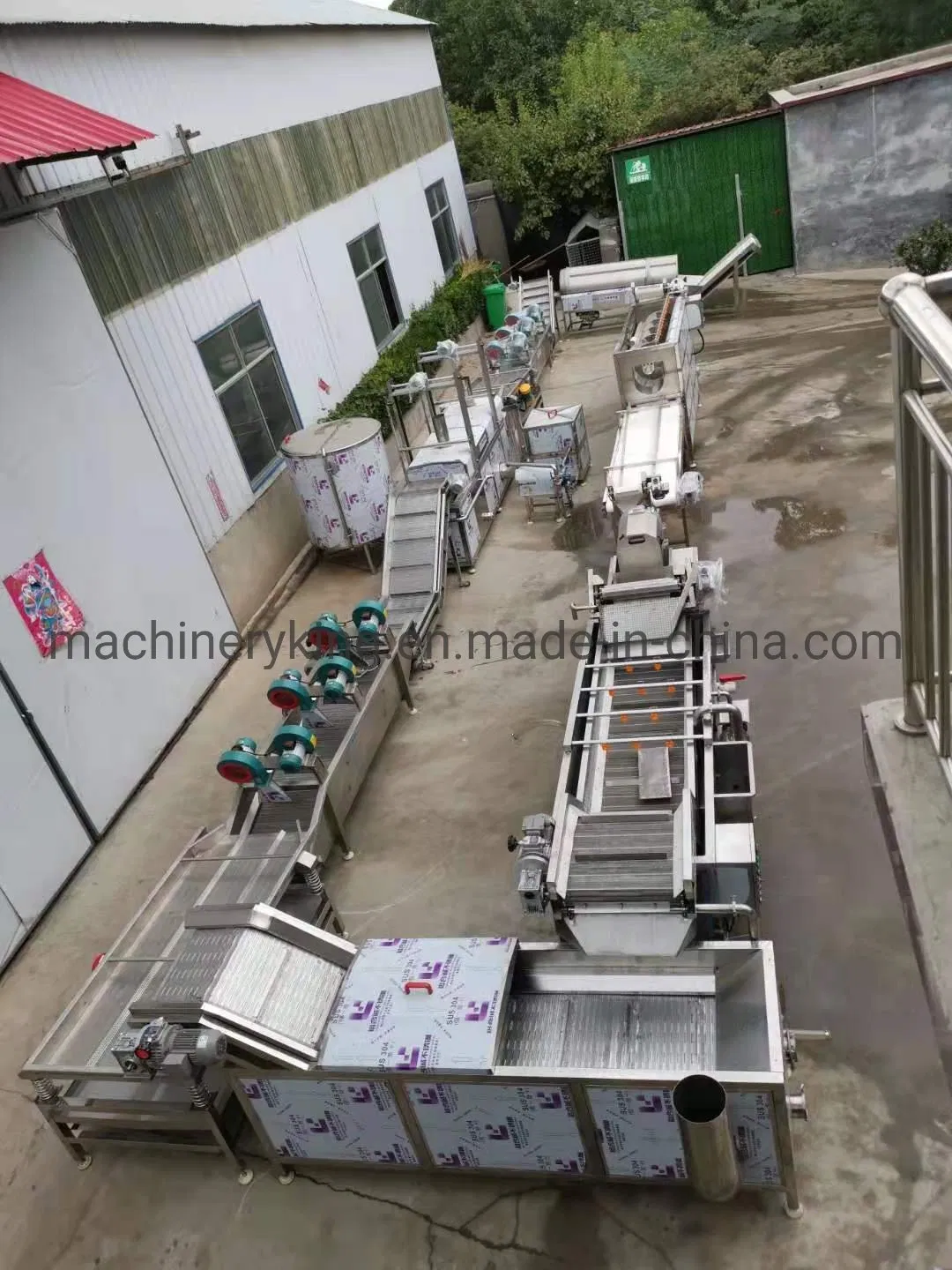 Industrial High Capacity Continuous Snack Food Fryer Machine