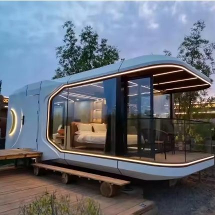 Cabin Bird Prefab Space Capsule House with Bed Cabin Hotel Sleep Pod Home Outdoor Luxury Pod Space Capsule House