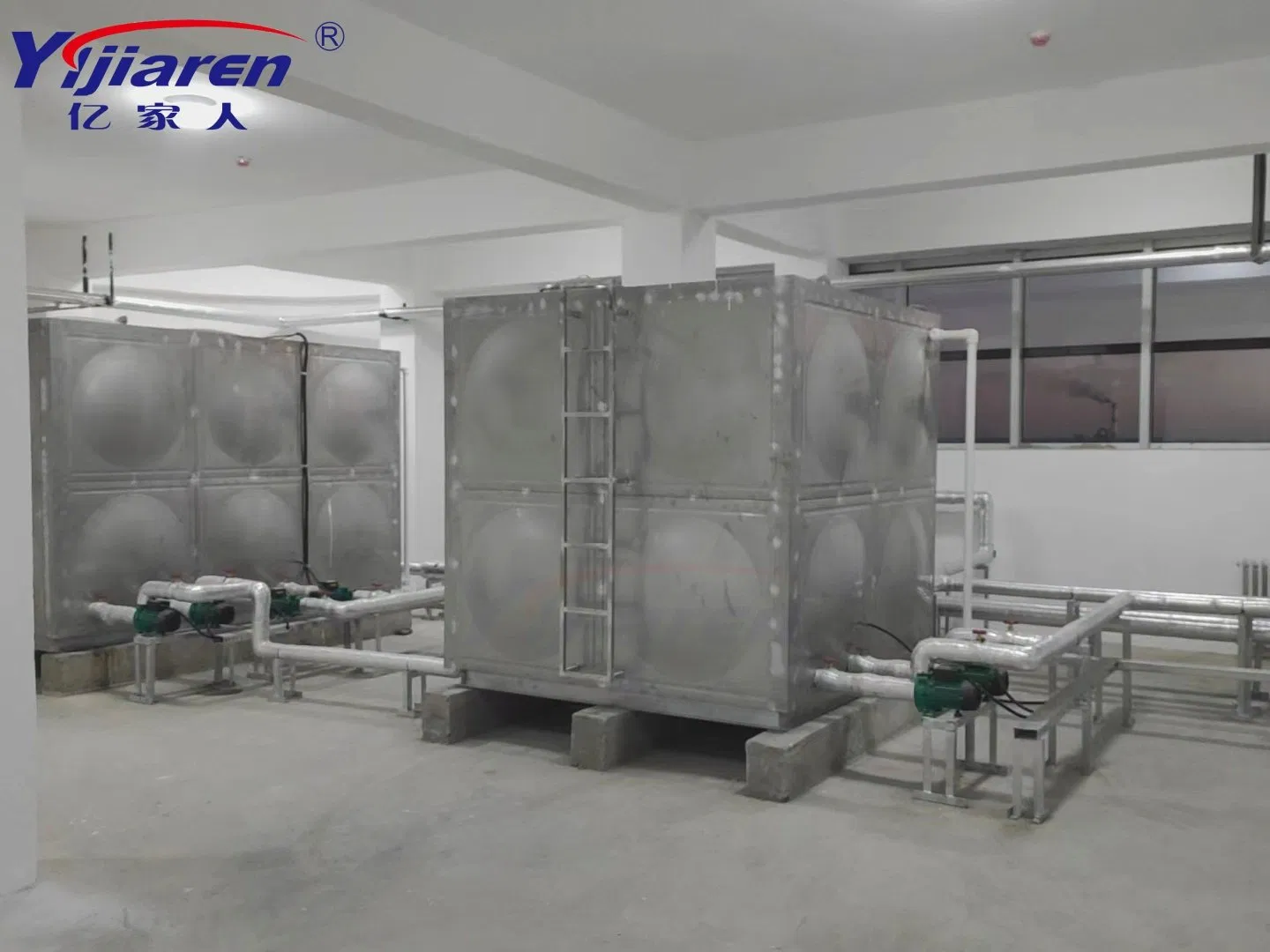 Square Stainless Steel Sealing Modular Flexible Storage Hot Water Tank