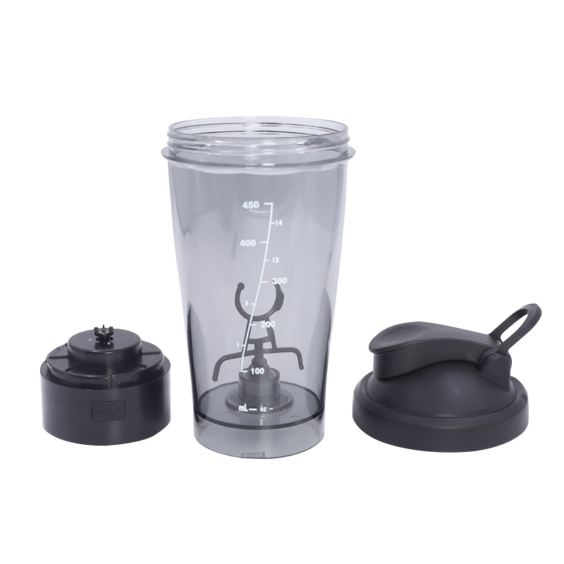 Hot selling Portable USB battery charge electric shaker mixer bottle Stir evenly Easy to clean for gym