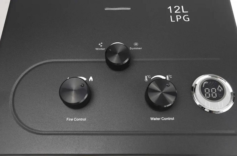 Household 12L Stainless Steel Tankless Instant LPG Gas Water Heater