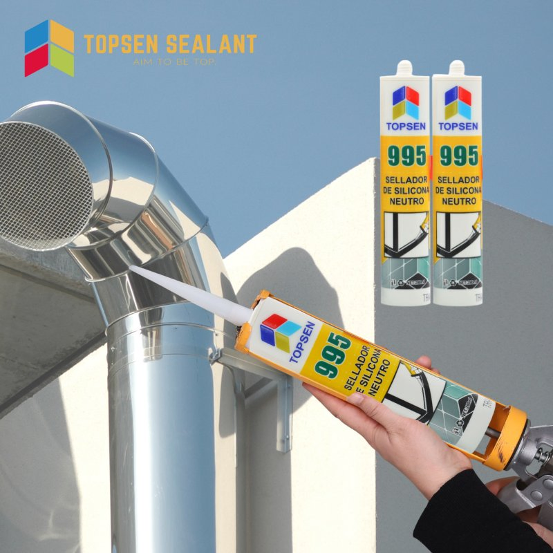 Best Silicone for HVAC Ductwork Sealing: Topsen 995 Industrial Sealant