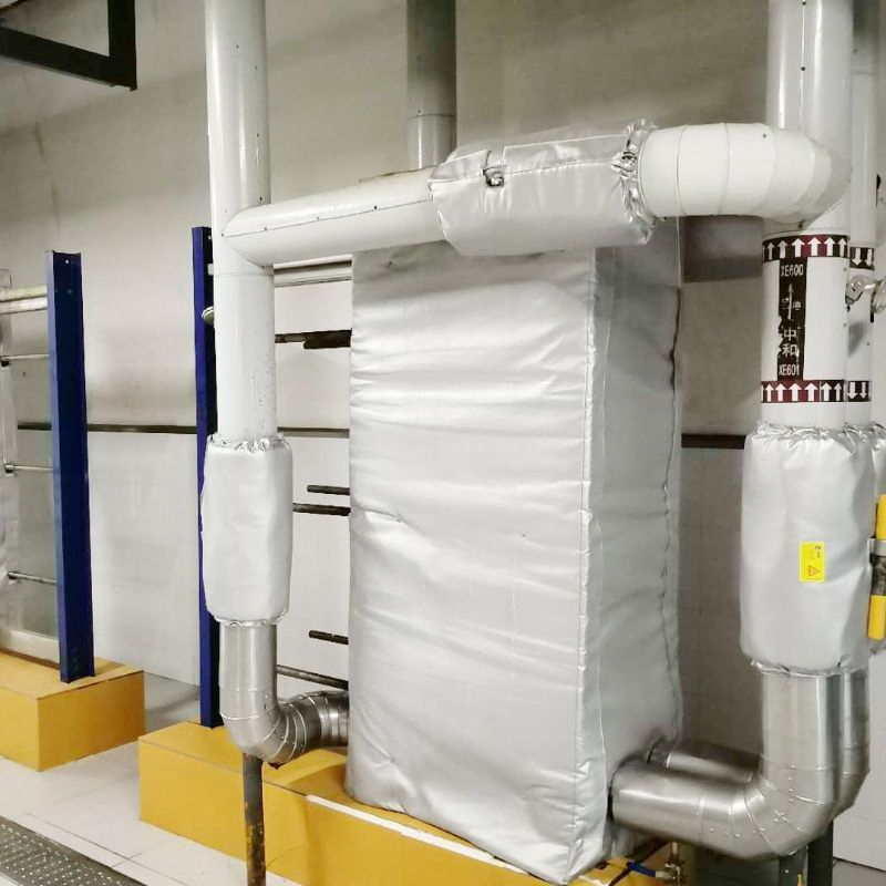 Steam Turbine and Valves Heat and Sound Insulation Blanket