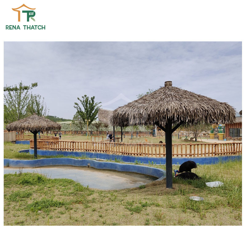 Hot Sale Cheap Synthetic Roof Thatched Umbrellas Roof Tiles Artificial Thatch Umbrella