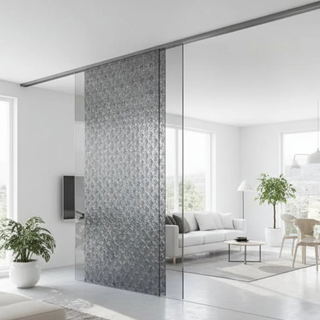 Decorative Fabric Glass Panels for Modern Backsplash Designs