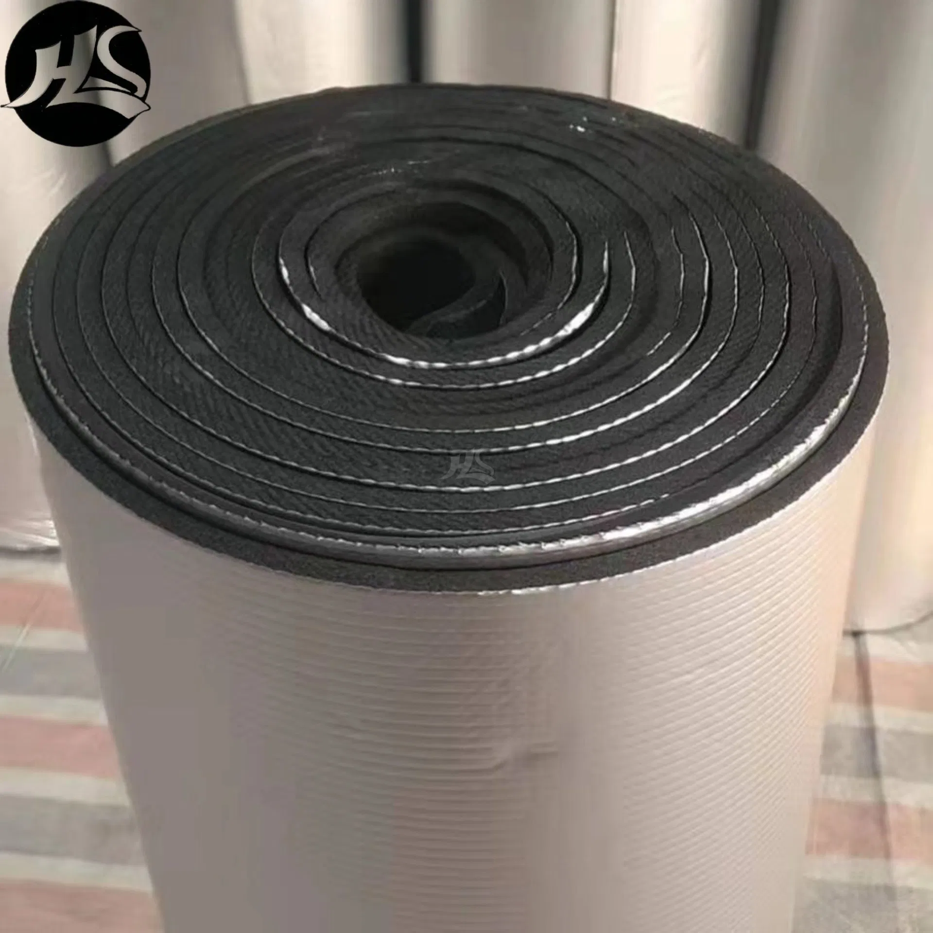 Rubber and Plastic Insulation Board Nitrile Rubber/PVC Customized Aluminum Foil Self-Adhesive Foam Roll Insulation Material