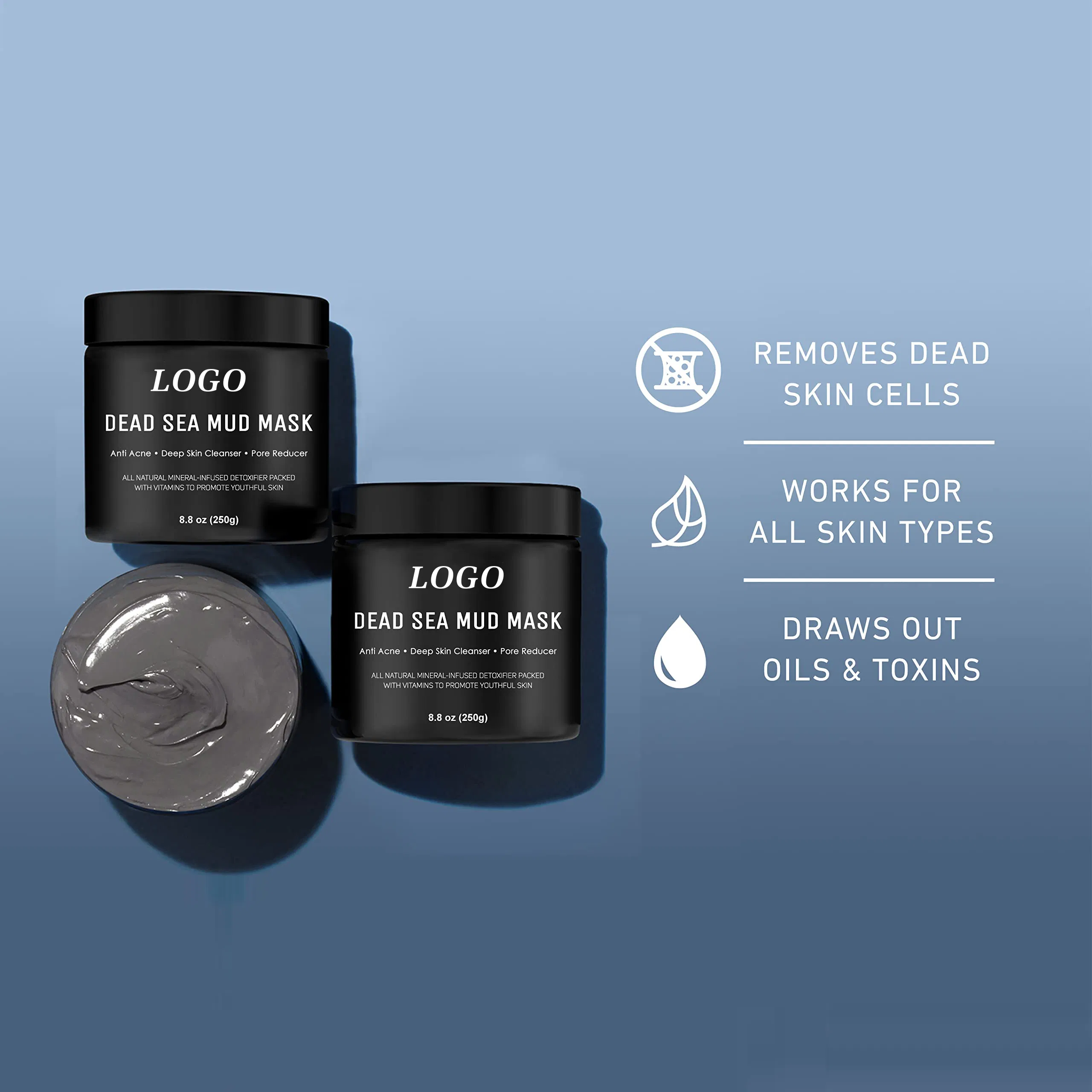 Beauty Cosmetics Skin Care Dead Sea Mud Mask Clean Pores Mask