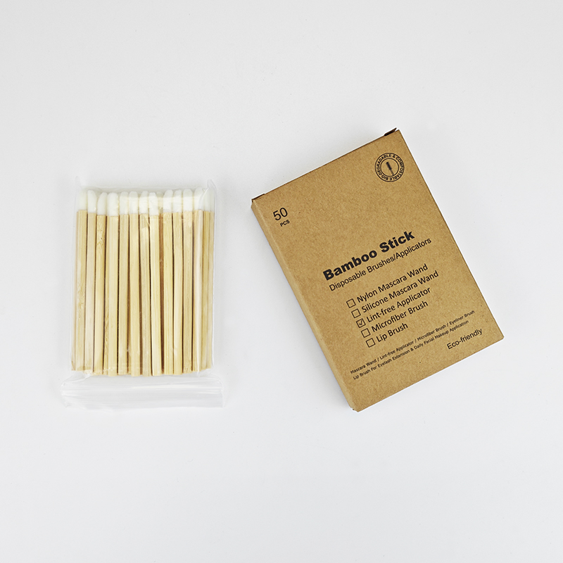 Bamboo Stick Disposable Makeup Lip Brush Lip Applicator