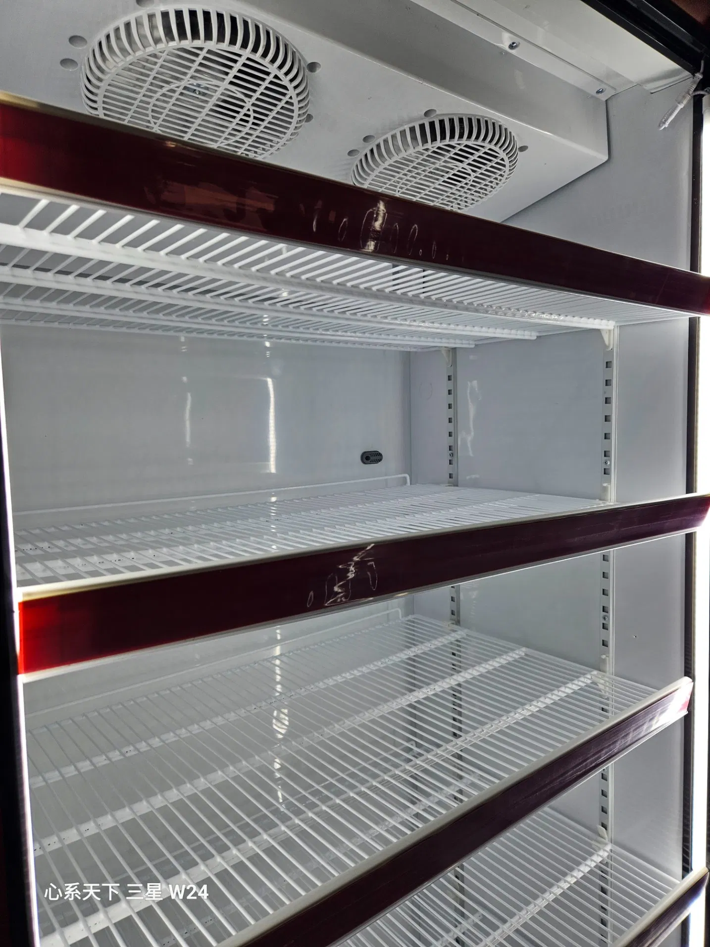 Coca Colar Supermarket 5 Layers Shelves Upright Commercial Cold Drink Cooler Fridge