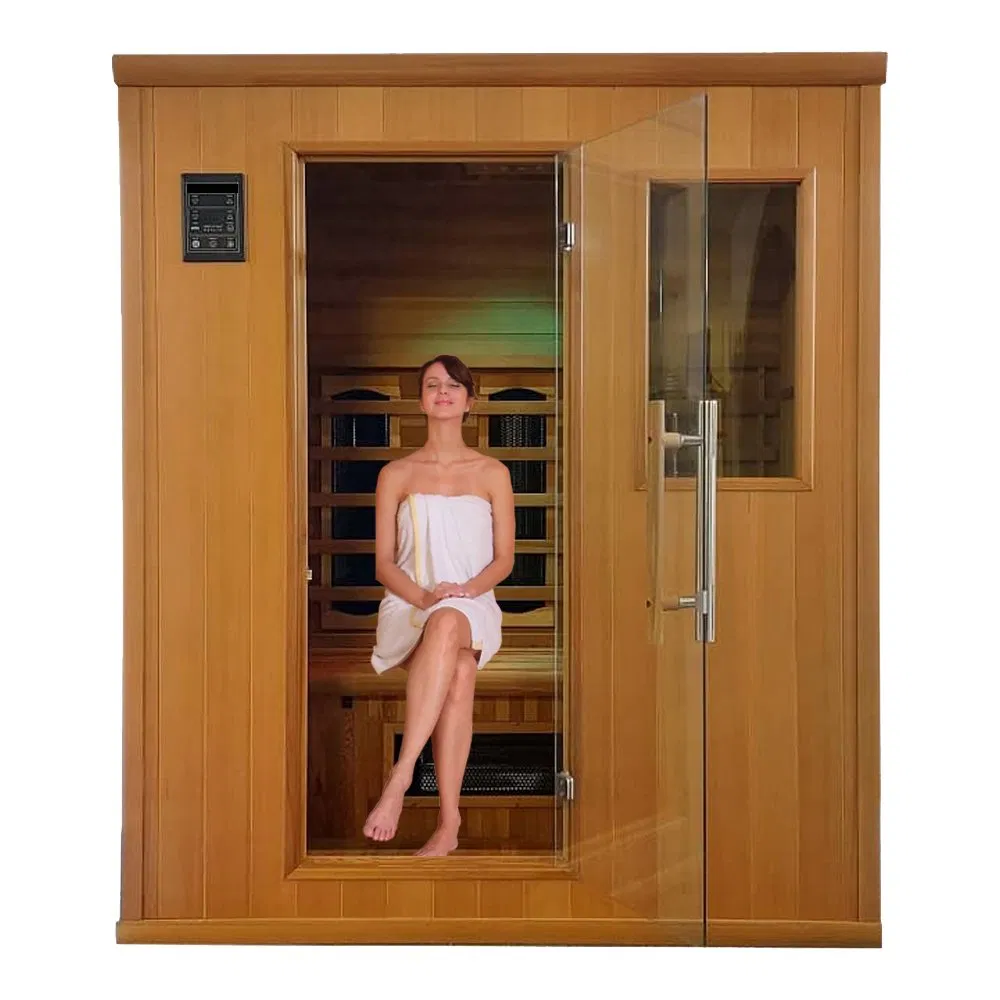 Инфракрасная сауна для дома из канадской тсуги на 1-3 человек
