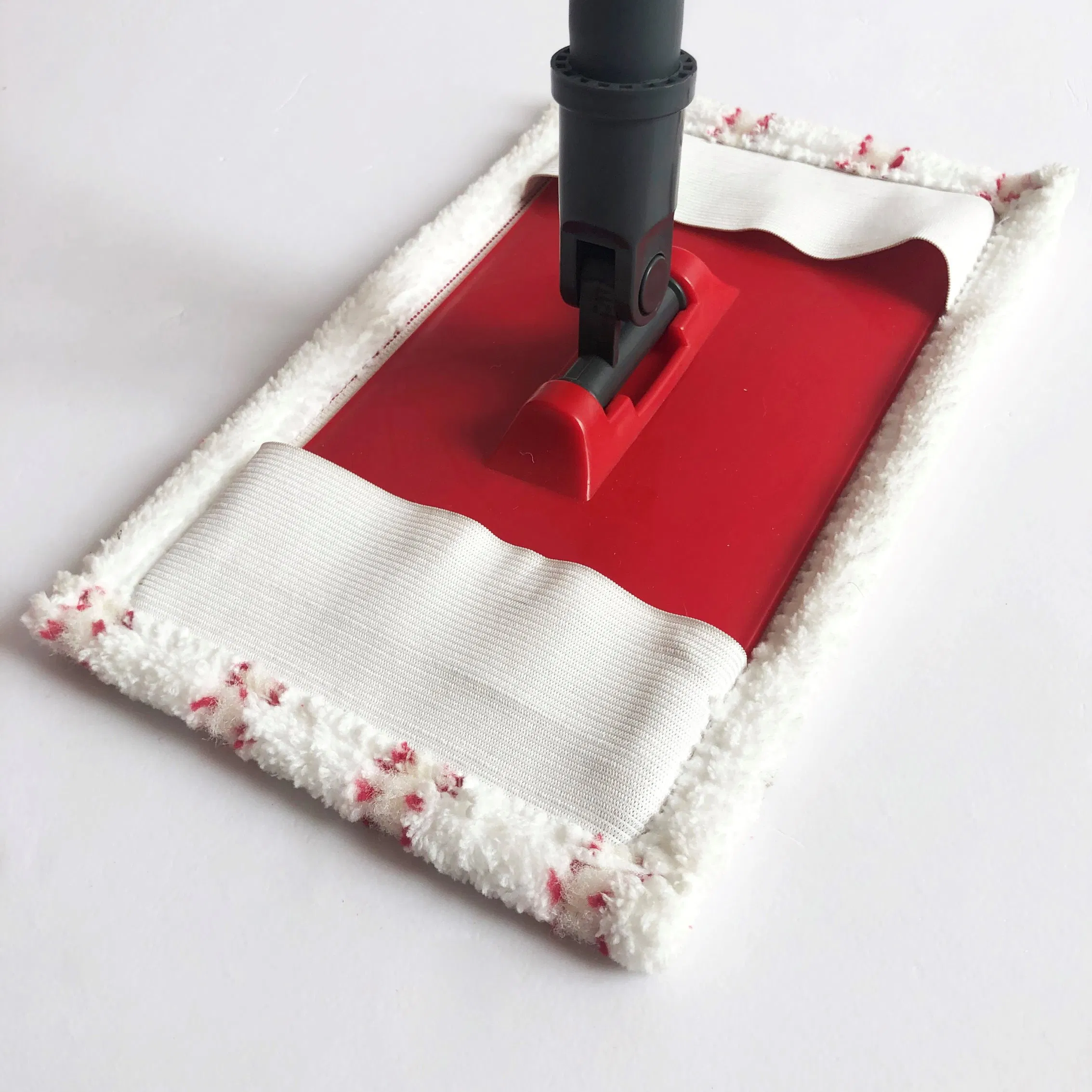Fctory Price Microfibre Bath Cleaner with Metal Telescopic Handle and PP Plate Microfibre Refill Pad for House Office All Floor Cleaning