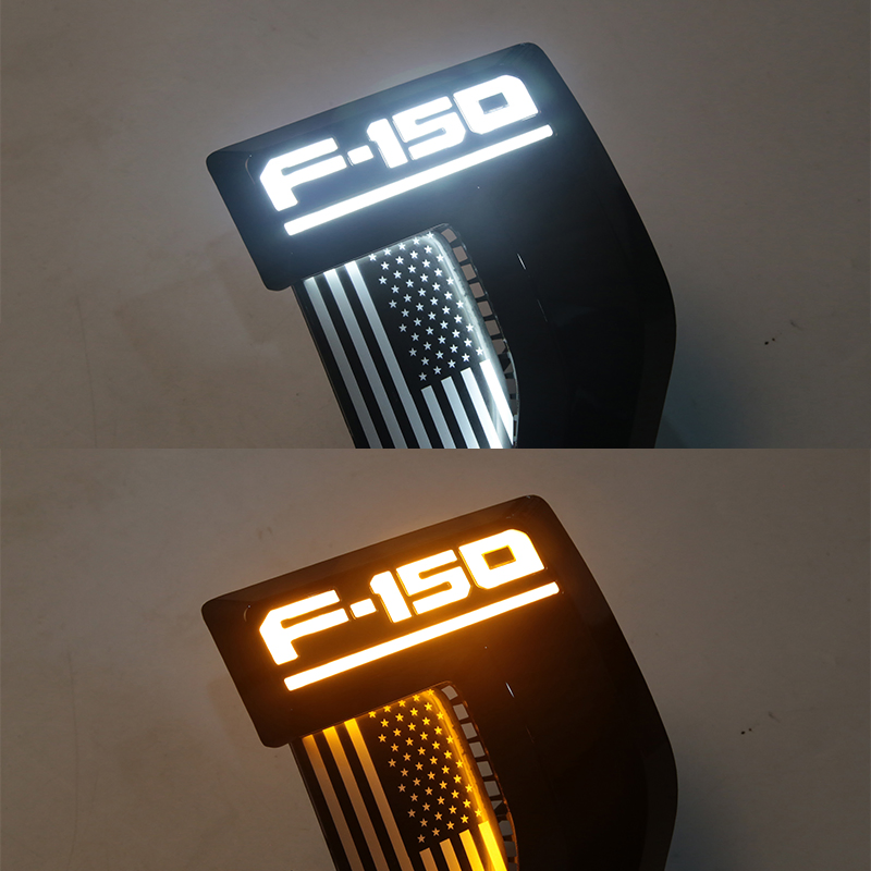 Боковые габариты с LED-подсветкой для Ford F-150 2021