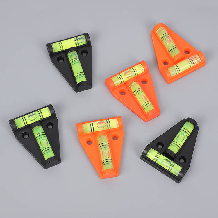 Yh3646 Professional T-Shaped Magnetic Base 2D Mini Bullseye Bubble Level Mounting Holes Durable Precise Alignment Green