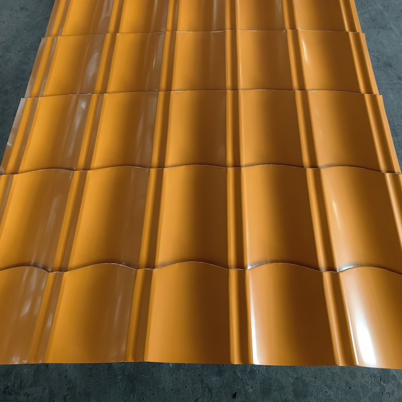 Corrugated Zinc Coating Color Coated Energy Saving Galvanized Steel Roofing Sheet ASTM