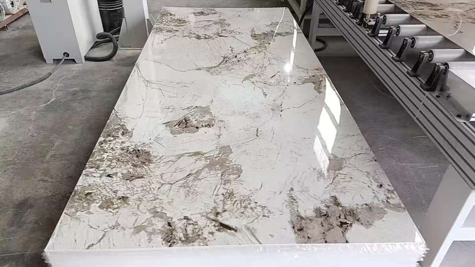 Marble UV Coating PVC Sheet PVC UV Marble Sheet 3mm PVC Marble Sheet