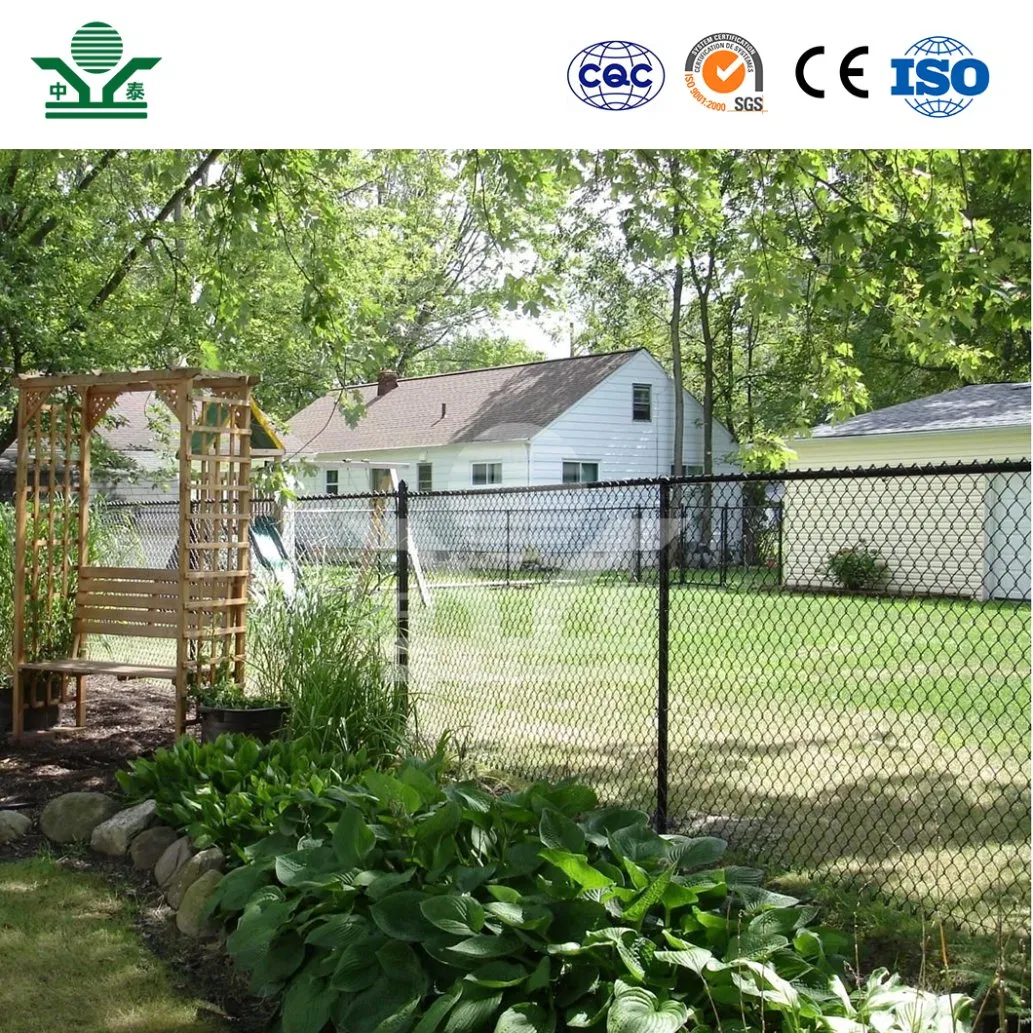 Zhongtai 8 FT Chain Link Fence China Suppliers 1.2 M Diamond Mesh 50mm X 50mm Mini Diamond Mesh Stadium Chain Link Fence