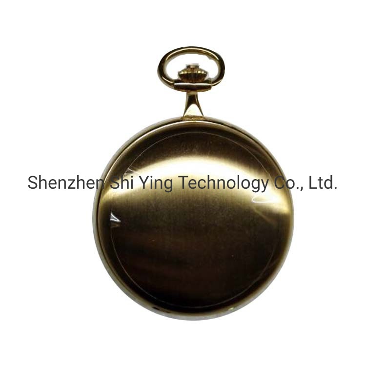Customized Best Quality Analog Gold Stainless Steel Pocket Watch for Men's Gift
