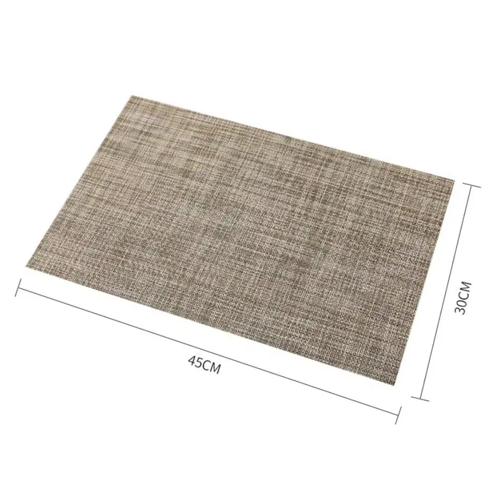 Eco Friendly Resistant Washable PVC Food Serving Placemat Luxury Wedding Decoration Table Mats
