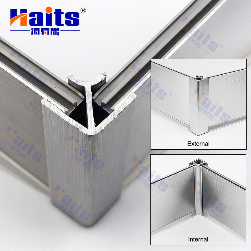 Kitchen Fitting 45 Degree Plinth Connector PVC Plinth Corner Connector Manufacturers