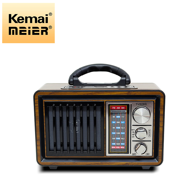 Hot Selling Bt Wireless Function Classic Retro Design Wooden Box Am FM Radio