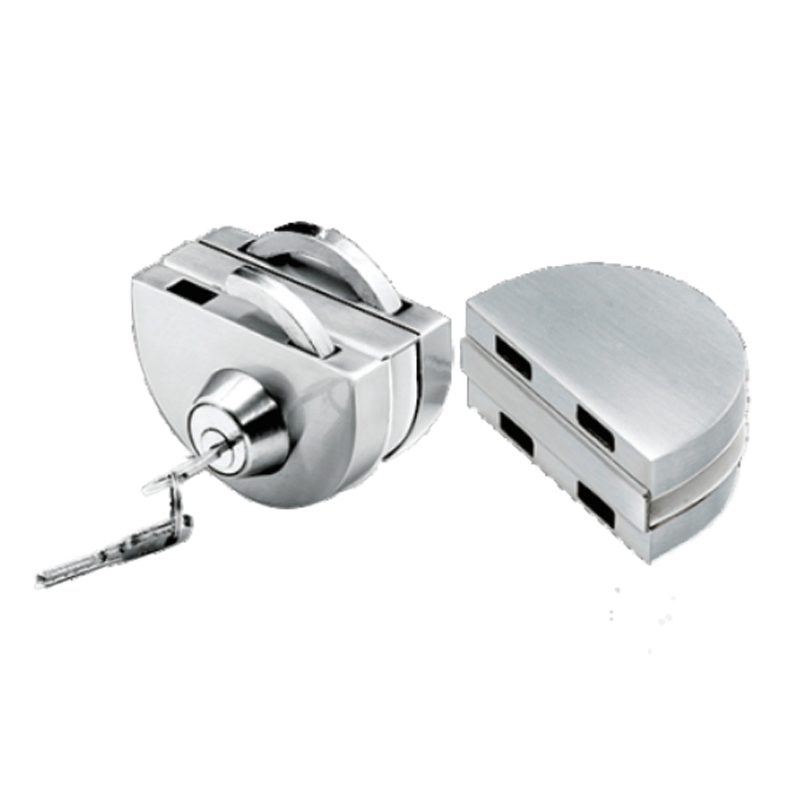 Glass Door Lock Patch Fitting with Key