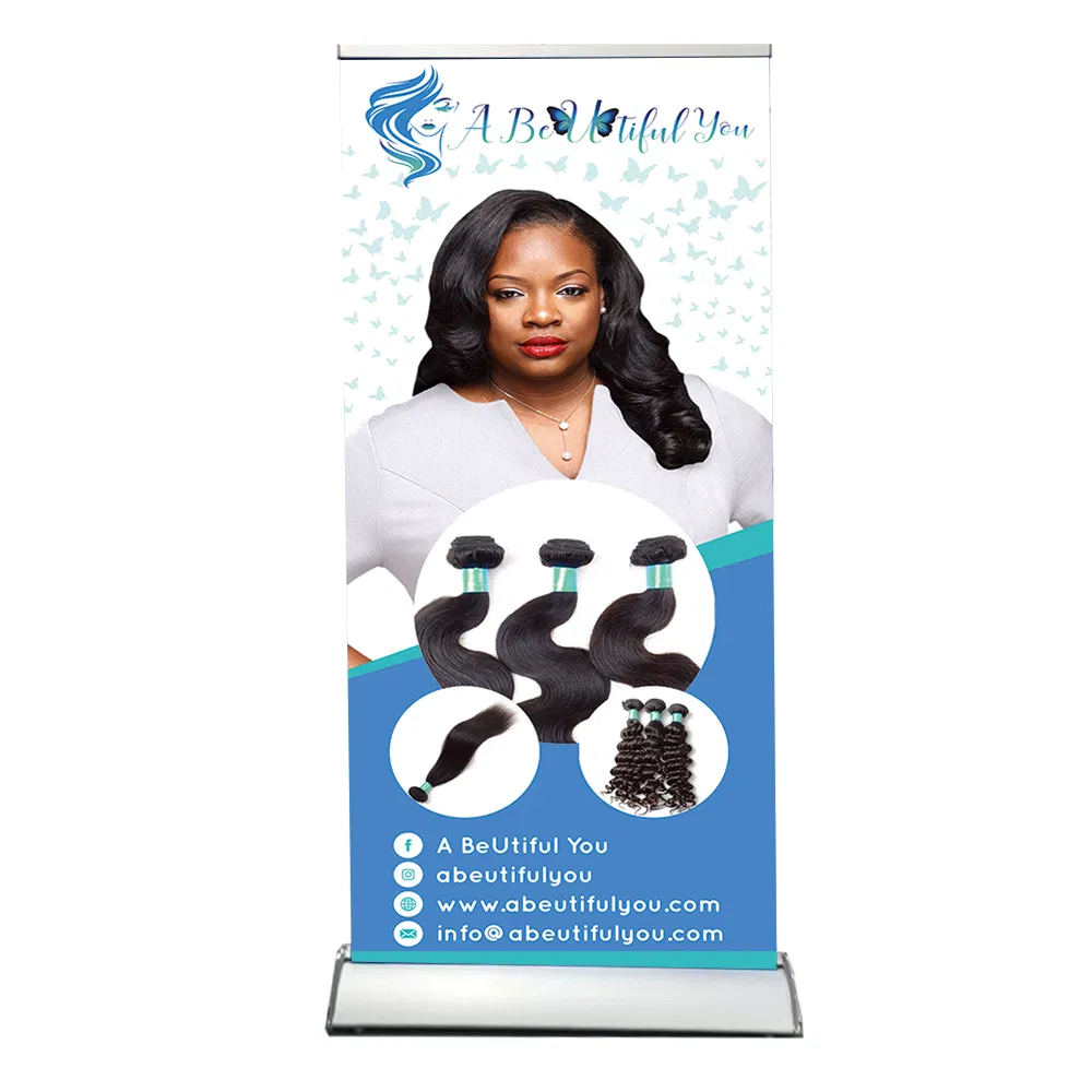 Hotsale Custom High Quality Portable Aluminum Frame Roll up Banner Stand Display for Business and Advertising