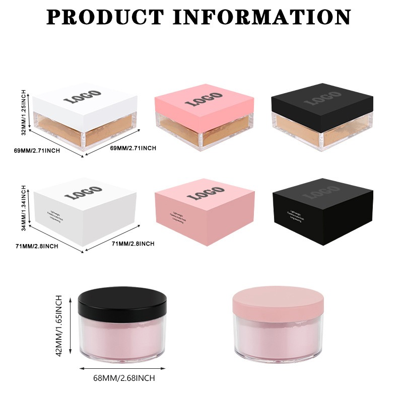 Banana Transparent Loose Powder Setting Waterproof Makeup Custom Cosmetics