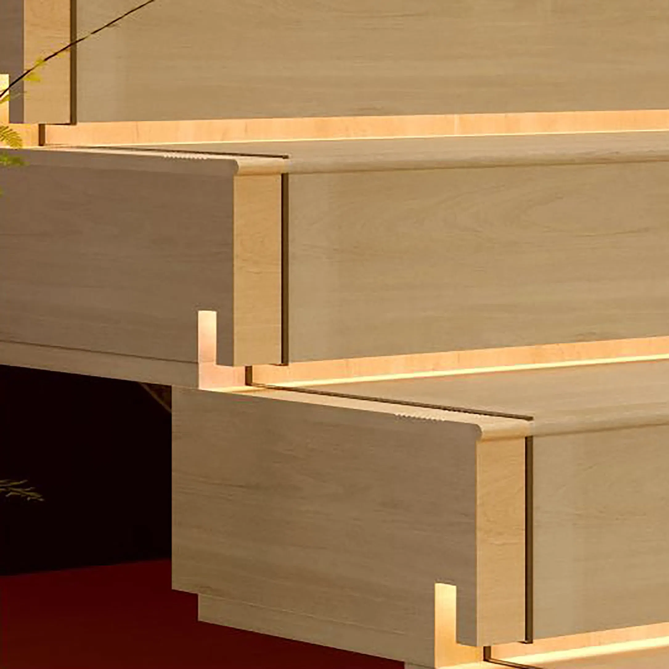 Super Strong Porcelain Stair Tile with Exceptional Wear Resistance Feature