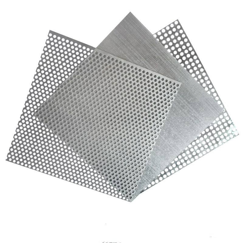 Galvanized Square Perforated Sheet Stainless Steel Sheet Decoration Metal Building Material Perforated Metal Mesh Panels