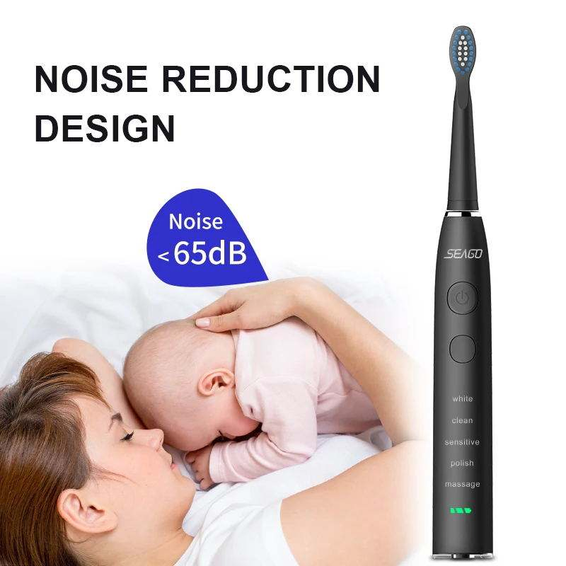 High Quality Innovative Electric Portable Toothbrush with 4 Heads Manufacturer Direct Sale