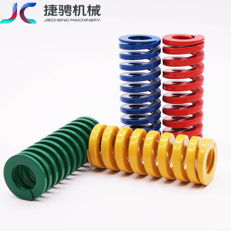 Compression Springs of Light Spring Rate with Rectangular Section (Color Code: Green)