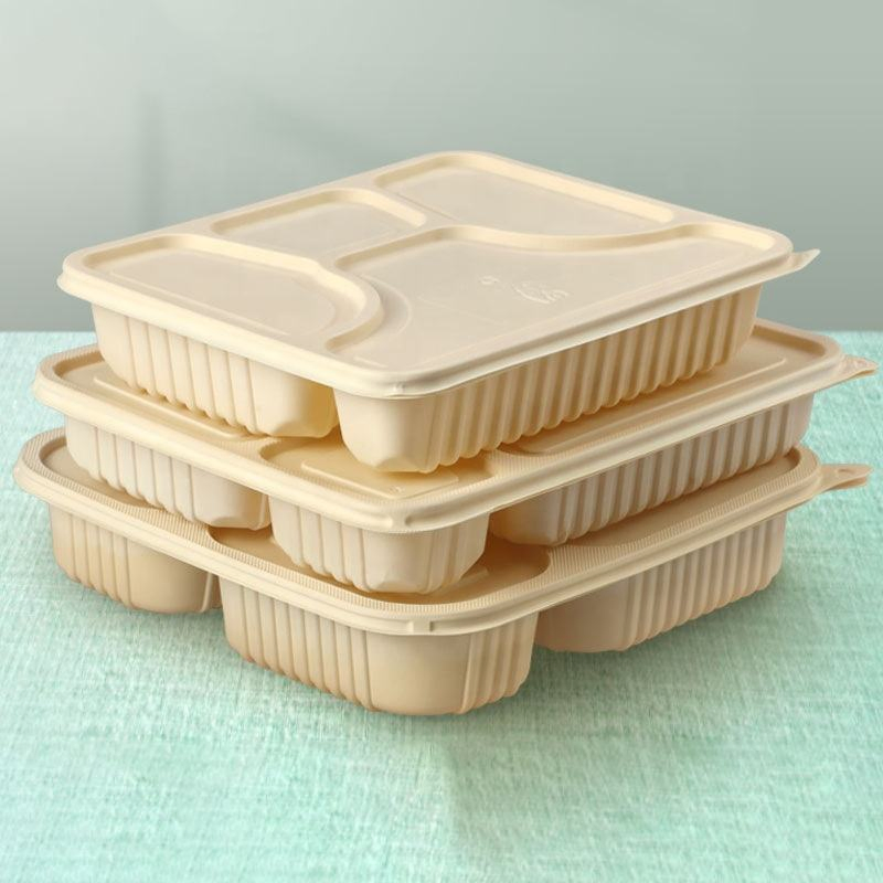 Bento Cornstarch Packaging Biodegradable Lunch Box