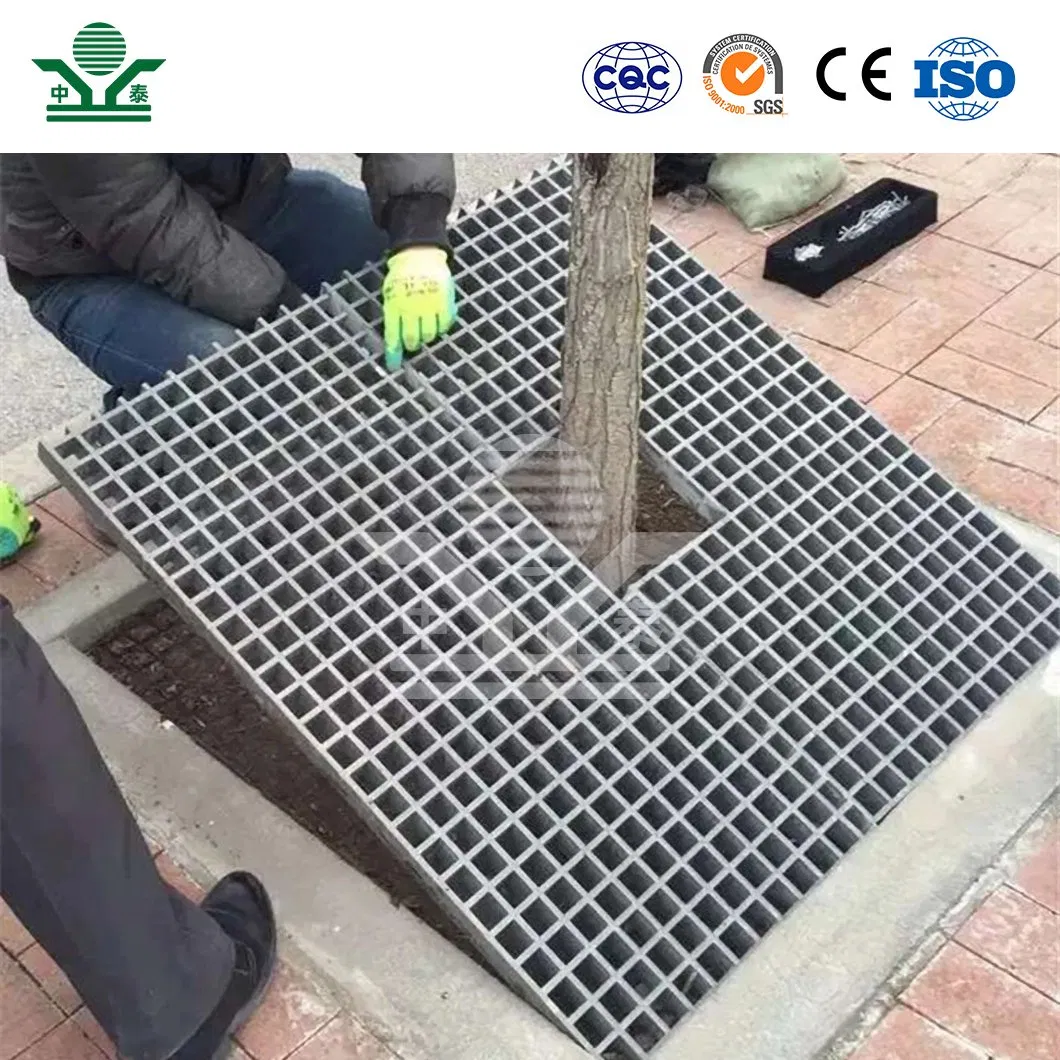 Zhongtai Drain Grate Gully Grid Cover China Manufacturers Concrete Trench Drain Ductile Iron Grate 1 - 1/2 Inch X 3/16 Inch Perforated Sheet Metal Grating