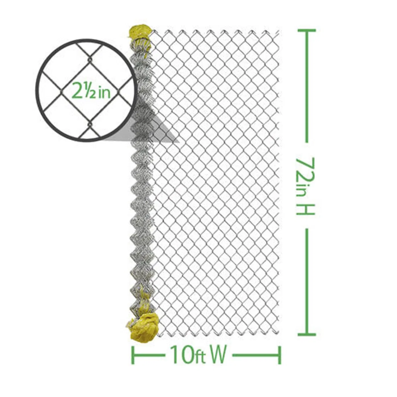 Professional Grade Perimeter Fence Secure Chain Link Fence
