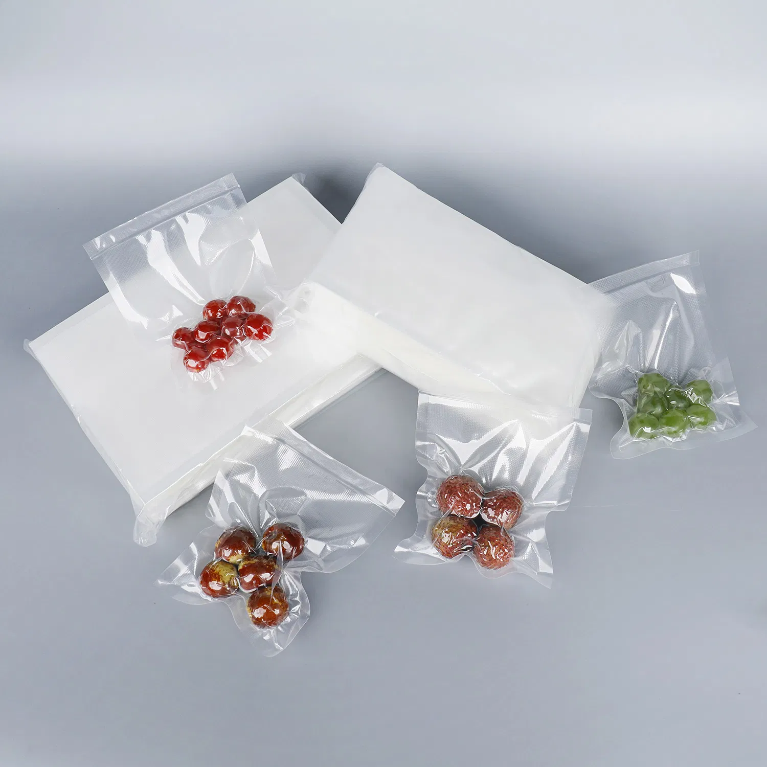 20cm X 30cm Transparent Embossed Vacuum Pouches, Vacuum Sealer Bags, Plastic Food Packaging Bags, Food Saver, Great for Sous Vide Cooking, BPA Free