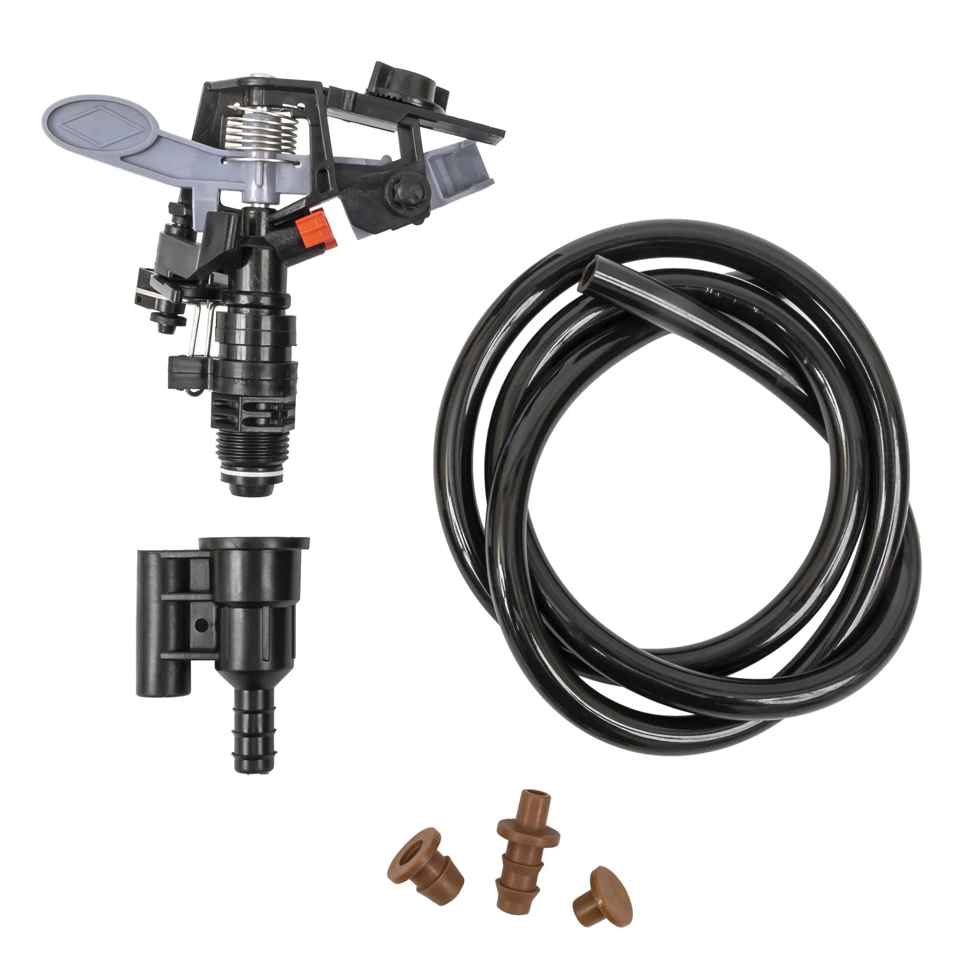 Black Microsprinkler with Stake Sprinkler Irrigation System