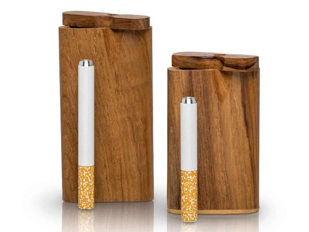 Luxury Smoking Accessories Kit Solid Light Classic Wood Dugout