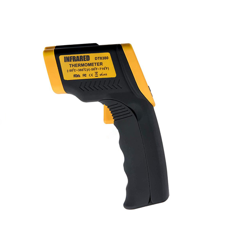 Plastic Instant Read Infrared Thermometer for Laboratory Dt - 8380