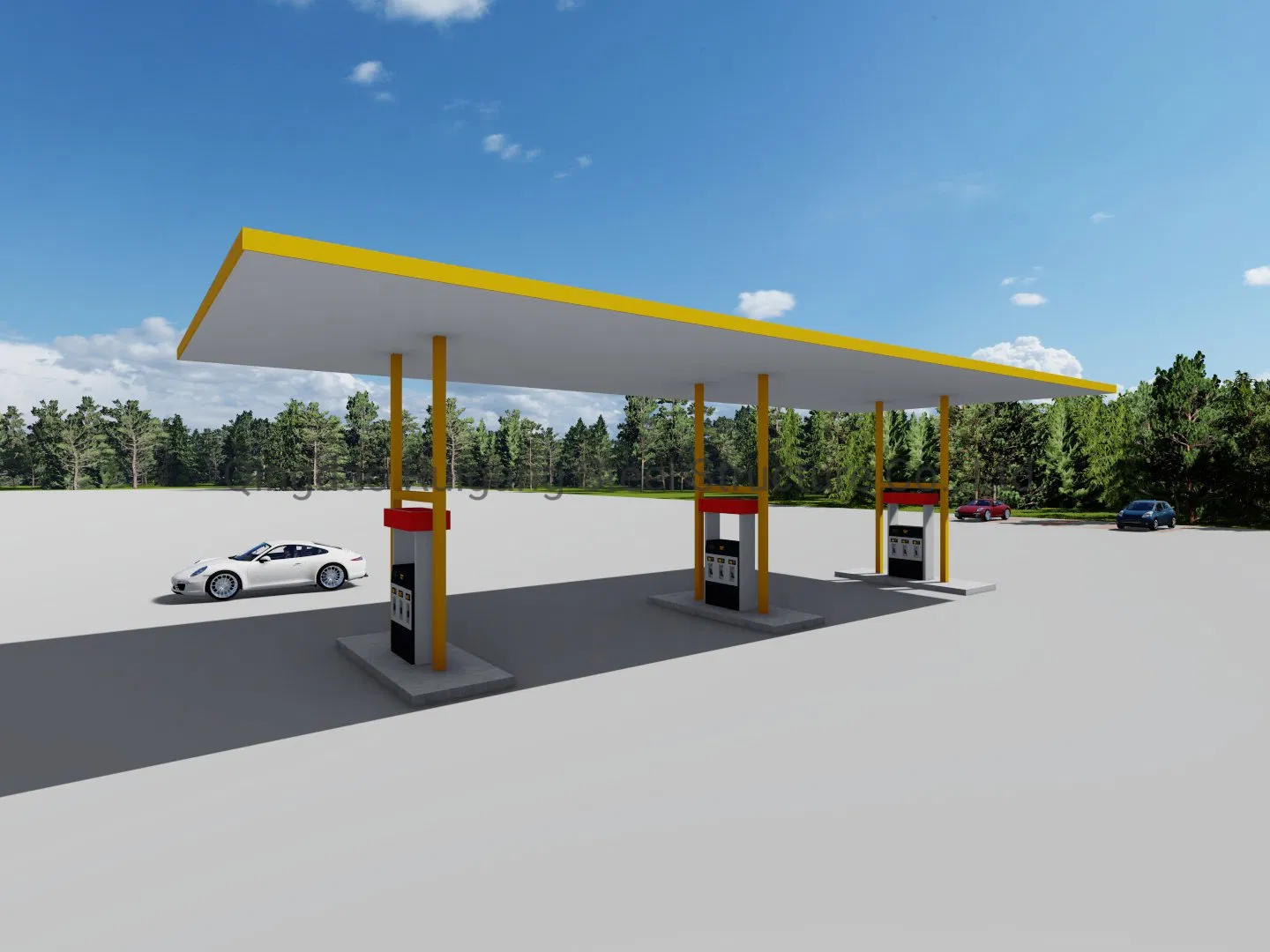 Gas Station Canopy for Outdoor
