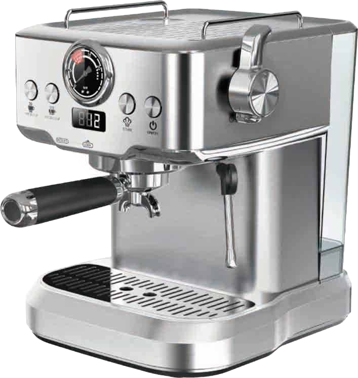 15 or 20 Bar Espresso Coffee Machine with Steam Wand Stable Temperature Control