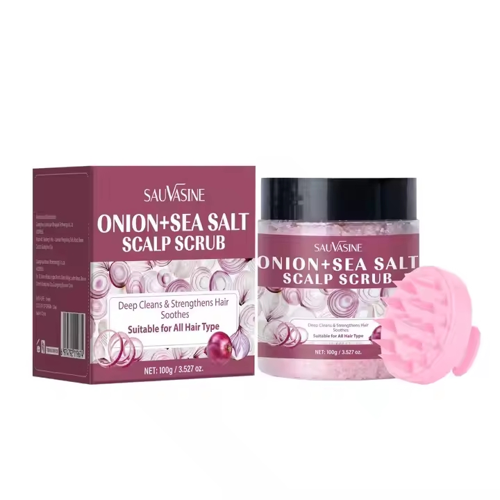 New Product Scalp Scrub Onion Sea Salt 100g for Hair
