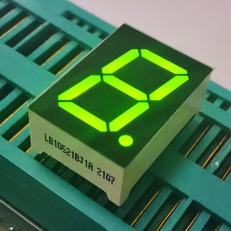 7 Segment LED Display 1 Digit 13.2mm Green for Instrument