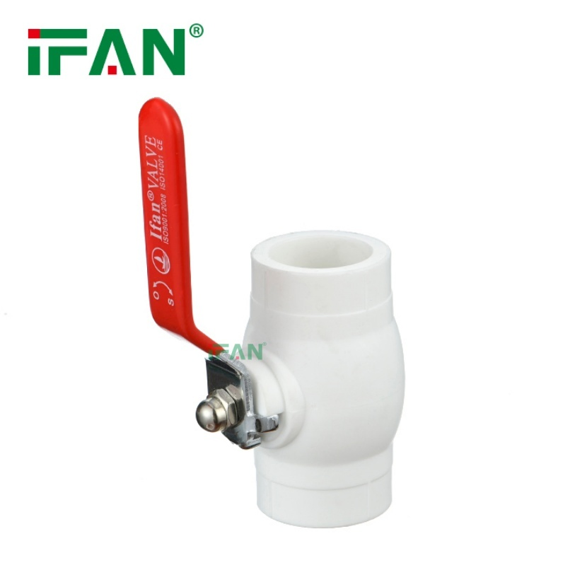 Ifan Factory Price Manual High Temperature OEM Water Threaded Brass Plastic PPR Ball Valve