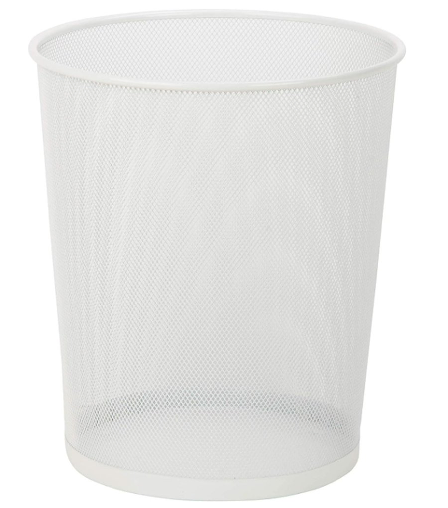 Steel Mesh Powder-Coated Waste Basket