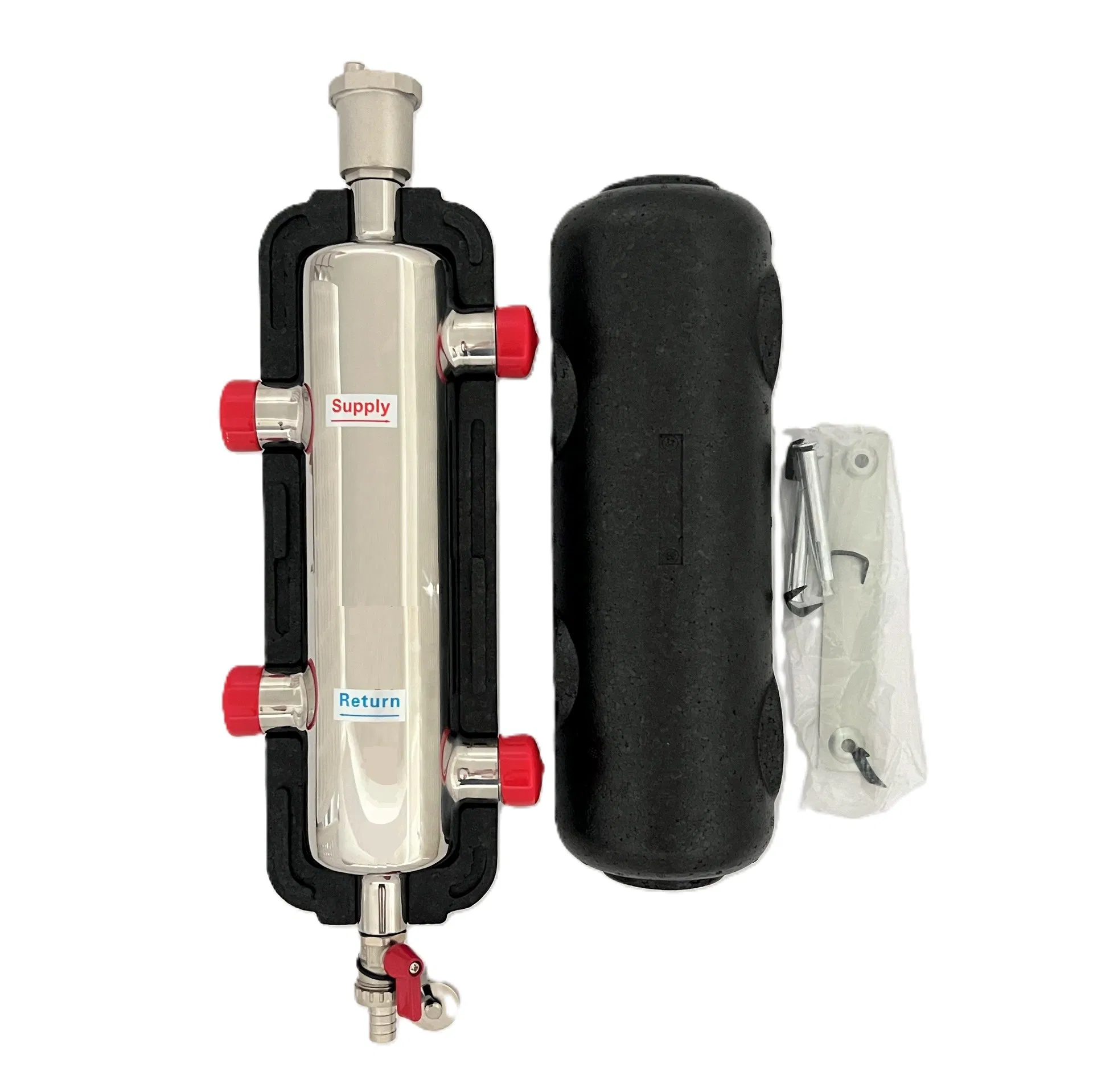 Radiant Stainless Steel Under Floor Heating Water Pressure Hydraulic Separator Coupling Tank