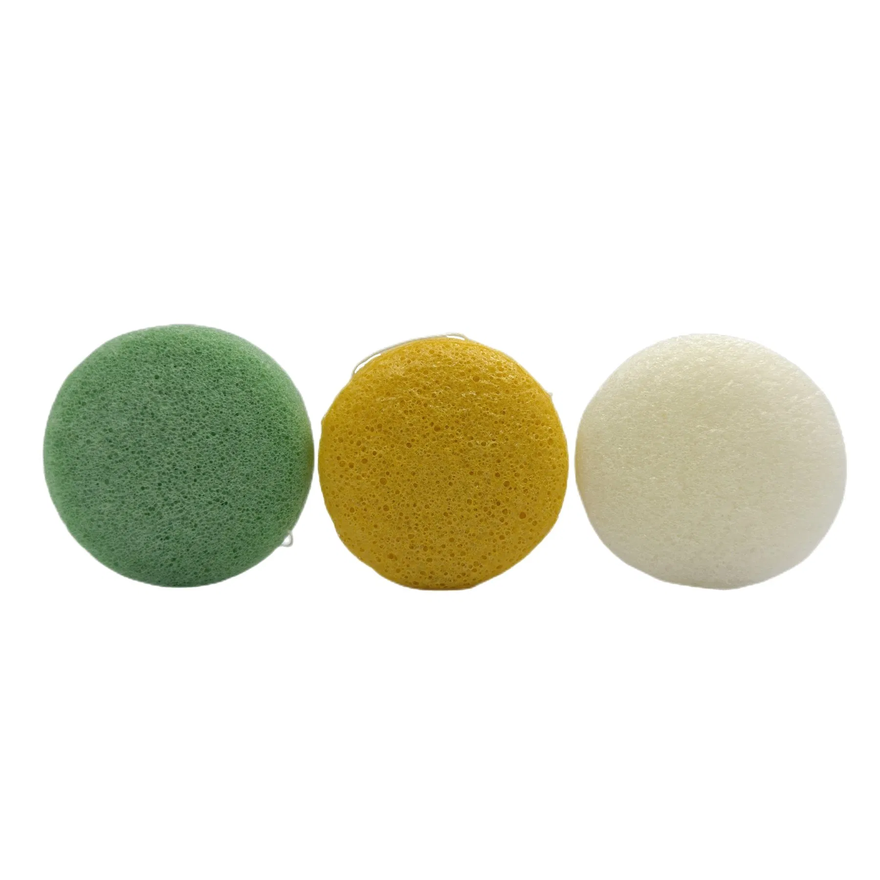 Natural Round Konjac Sponge for Cleansing and Exfoliating
