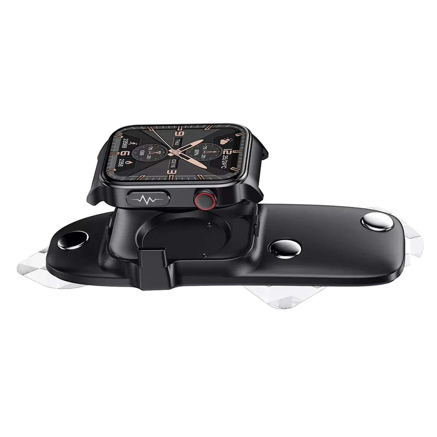 Wristband Luxury Designer Leather Band Strap Smart Watch